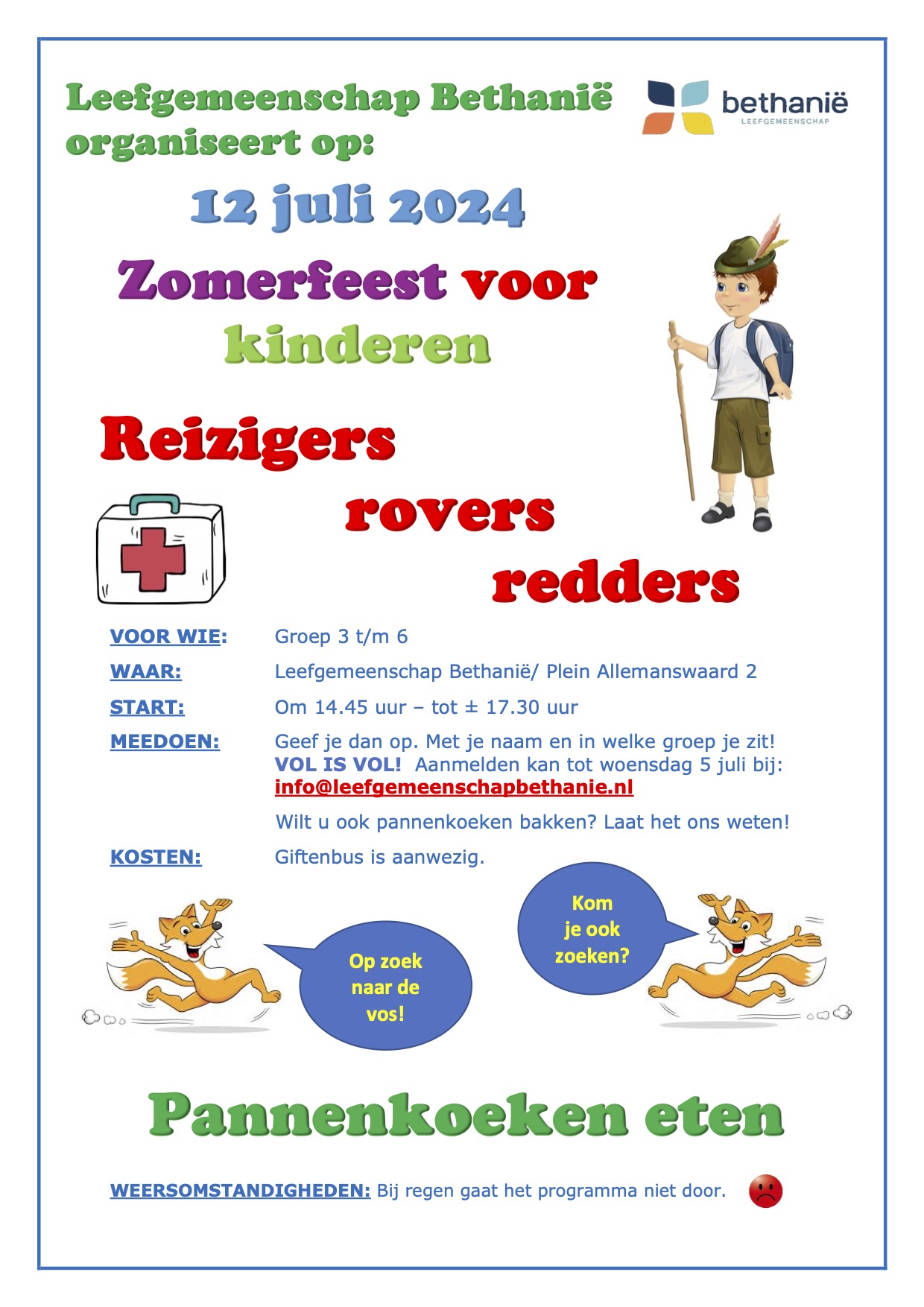 240712 Zomerfeest flyer