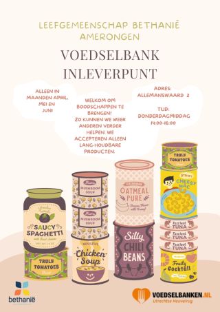 Voedselbank inleverpunt Bethanië